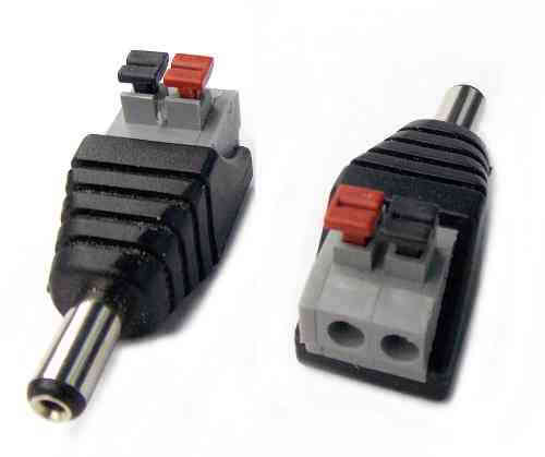 DC Plug Plastic with Push Button 5.5x2.1